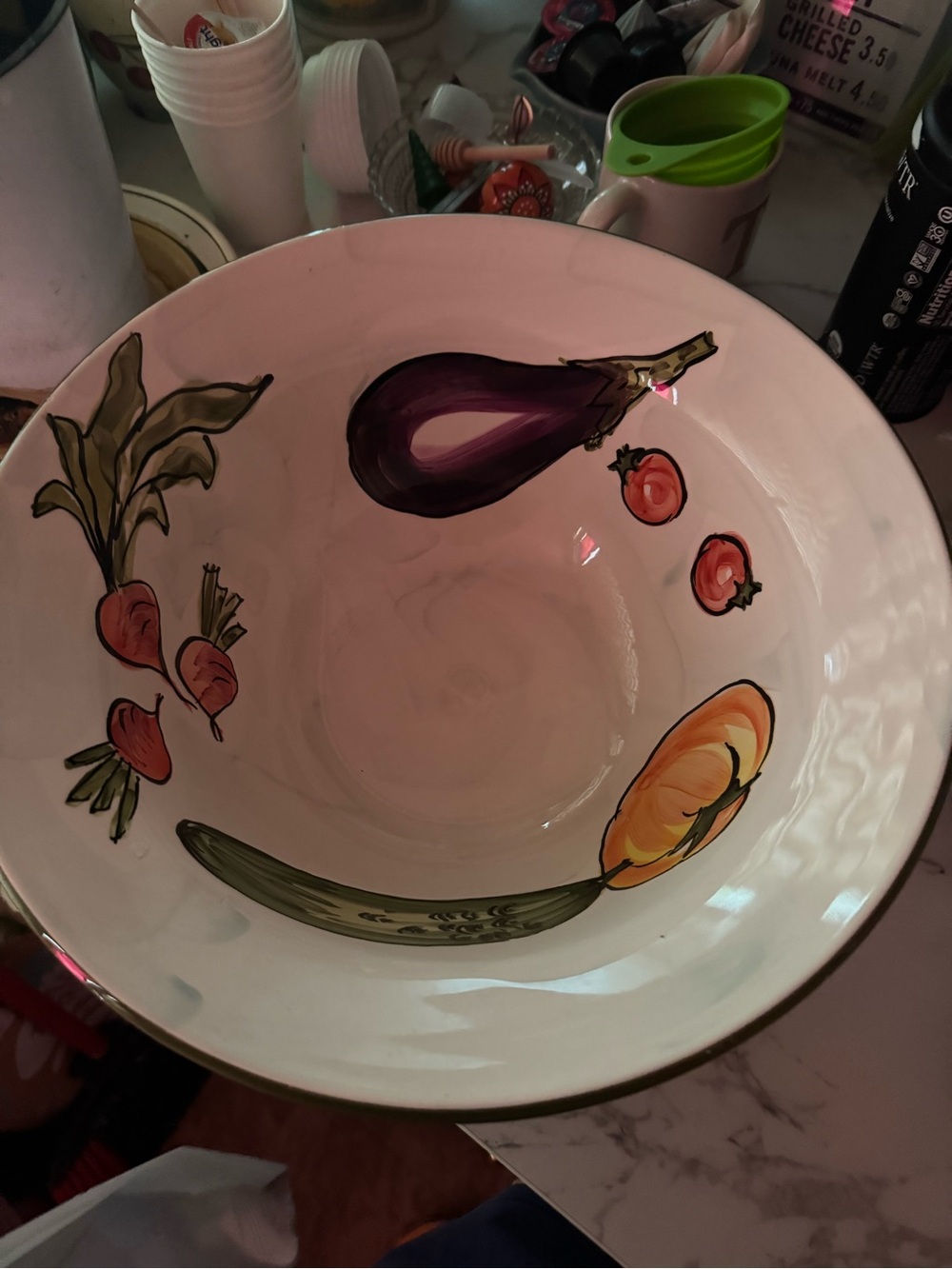 Made in Italy pasta bowl  Multicolor Produce Art
